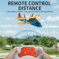 NUEVO HOSHI KFPLAN KF801 Avión RC de 4 Canales y 60m de Alcance, Mini Planeador de Ala Fija Eléctrico, Listo para Volar, con Baterías Remotas