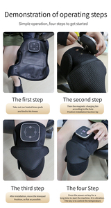 Almofada de aquecimento para dor nas articulações perna massagem dispositivo Aliviar pernas artríticas nos idosos através de massagem e aquecimento muscular. - Product Image 5