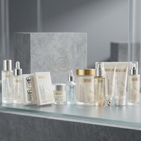 Système de soin du visage à base d'escargot fermenté, Bifida Ferment, Peptide de cuivre, Céramide, Hydratant, Lissant, Amélioration de l'apparence de la peau, OEM ODM