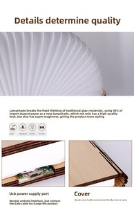 Ba-màu LED gỗ bàn đèn mắt-bảo vệ chiếu sáng có thể gập lại cuốn sách Đèn lập-trang ánh sáng ban đêm cho phòng ngủ bán buôn - Product Image 6