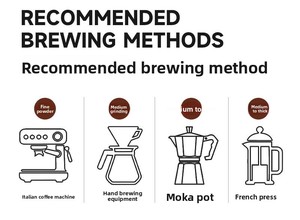 <span class=keywords><strong>Café</strong></span> en grains torréfiés italiens Aoxin Alcohol Zhen Black Gold 1000g, torréfaction profonde, mélange italien commercial - Product Image 6