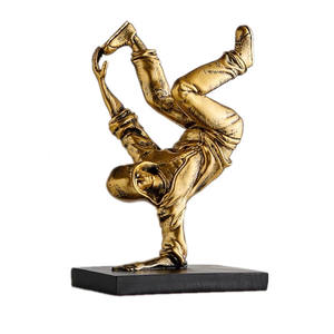 Personalizado Resina Street Dance Troféu Estátua Escultura Home Decor Arte Moderna - Product Image 2
