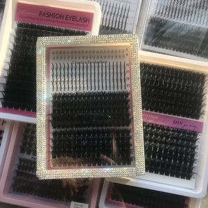 Boîte de rangement <span class=keywords><strong>portable</strong></span> à compartiments indépendants pour cils en grappe Spike Cluster, facile à transporter et à utiliser, idéale pour les amateurs de beauté et la collection quotidienne - Product Image 2
