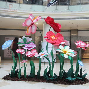 ชุดดอกลิลลี่โฟมกระดาษขนาดใหญ่ปรับแต่งได้ กันน้ำ สำหรับตกแต่งภายในห้างสรรพสินค้า งานแต่งงานกลางแจ้ง ทำด้วยมือ - Product Image 4