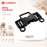 Ceinture de sécurité pour enfant à 3 points avec logo personnalisé, boucle de déverrouillage latérale en plastique, accessoires pour poussette bébé