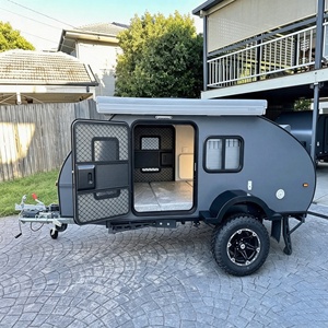 Remorque <span class=keywords><strong>de</strong></span> <span class=keywords><strong>camping</strong></span> robuste <span class=keywords><strong>de</strong></span> type Teardrop pour utilisation hors route, zone <span class=keywords><strong>de</strong></span> travail <span class=keywords><strong>de</strong></span> cuisine <span class=keywords><strong>en</strong></span> acier inoxydable, pour les voyages sur sentiers accidentés, les campings <span class=keywords><strong>en</strong></span> <span class=keywords><strong>bord</strong></span> <span class=keywords><strong>de</strong></span> <span class=keywords><strong>mer</strong></span> - Product Image 2