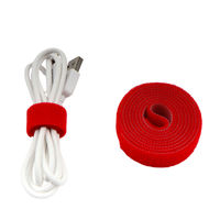 Sangles de serrage en nylon colorées, flexibles, automatiques, réutilisables, double face, détachables / Attaches de câble auto-agrippantes