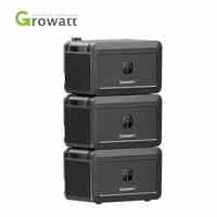 Stock UE Growatt NOAH 2000 51.2 V 2KWH Batterie LiFePO4 Modulaire Empilable pour Système de Stockage d'Énergie Domestique et Balcon IP66 Garantie 10 Ans