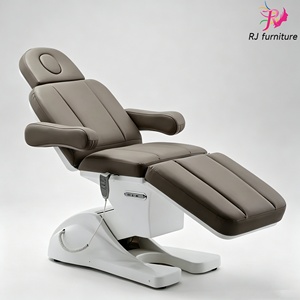 Beauty Salon Pink Medical Facial Spa Bed Gold 3 Motors Electric Salon Reclining Cosmetic Therapy Bed Eyelash Embroidery Bed - Product Image 2