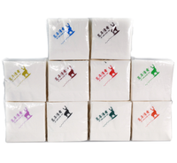 Machine économique d'emballage de papier absorbant pour mouchoirs en papier, à commande par un seul operateur, avec fonction de scellage et de découpe intégrée