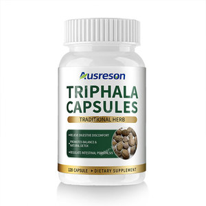 아우스레손 유기농 트리팔라 캡슐 디톡스 장 정화 면역력 강화 비건 허브 보충제 순수 트리팔라 캡슐 - Product Image 1
