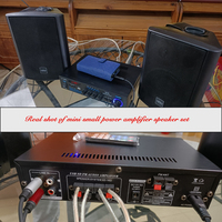 MS50 Ensemble d'amplificateurs audio professionnels HIFI Enceinte murale de studio étanche avec équipement de musique Line Array Vidéo et éclairage