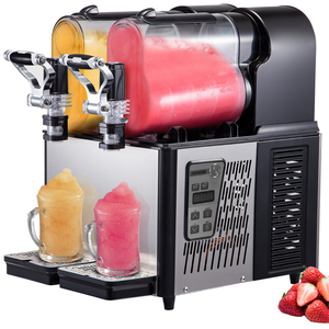 Máquina Comercial de Doble Tazón 3L x 2 y Máquina de Daiquiri de Alta Productividad para Bebidas Congeladas, Máquina de Granizados Negra, Nueva Comercial - Product Image 1