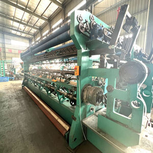 Machine à tricoter en chaîne à double barre à aiguilles durable et bien vendue pour le tissage de filets de pêche avec moteur central et composants d'engrenage - Product Image 2