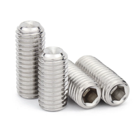 Vis de réglage à extrémité plate en acier inoxydable et en acier au carbone DIN913, disponibles en grandes quantités en stock dans une usine chinoise DIN913