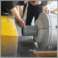 Machine de filetage de tuyau de puits en PVC CNC entièrement automatique de 160 à 250mm/machine de fabrication de filetage de tube