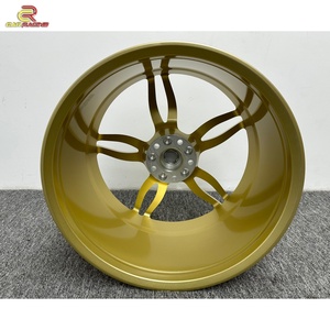 Jantes en alliage d'aluminium personnalisées dorées pour Ferrari 458, roues forgées de 20 pouces, 21 pouces, 22 pouces, 23 pouces, 24 pouces, pièces de carrosserie automobile - Product Image 5