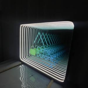 深渊镜梦幻色彩定制标志壁挂式商业商店汽车展示LED隧道无限镜面标牌室内/室外 - Product Image 4