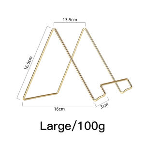 Marco <span class=keywords><strong>de</strong></span> fotos dorado <span class=keywords><strong>de</strong></span> alambre <span class=keywords><strong>de</strong></span> Metal, bandeja <span class=keywords><strong>de</strong></span> almacenamiento con soporte <span class=keywords><strong>de</strong></span> exhibición para ipad, libro, cocina, teléfono móvil, menú <span class=keywords><strong>de</strong></span> recetas - Product Image 6