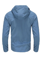 Veste fonctionnelle de style minimaliste pour homme, 100% polyester, manches longues, fermeture éclair, couleur unie, printemps