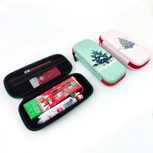 Custom Portable Stationery Bag Big Capacity Zipper Cute EVA <b>Pen</b> <b>Box</b> Bag Organizer Merry Christmas Pencil <b>Gift</b> Case for Kids - Product Image 4