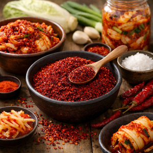 Poudre <span class=keywords><strong>de</strong></span> <span class=keywords><strong>piment</strong></span> rouge coréen KIMCHI, poudre <span class=keywords><strong>de</strong></span> <span class=keywords><strong>piment</strong></span> rouge coréen pour la cuisine coréenne, Gochugaru pour les légumes marinés - Product Image 1