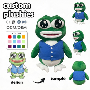 Muñeco de peluche personalizado, hecho a medida, con sombrero de pescador, diseño de animal, tiburón estrella, recuerdos de acuario, Ours Naked Bear, muñeco grande, muñecos de peluche personalizados de China - Product Image 2