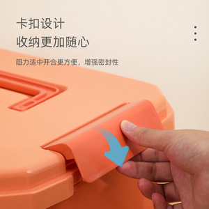 QunRong <b>Plastic</b> Storage <b>Bins</b> With <b>Lid</b> 3-35L For Toys Organizing Kids Room - Product Image 3
