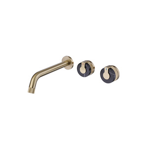 Di alta qualità <span class=keywords><strong>in</strong></span> <span class=keywords><strong>ottone</strong></span> rubinetto <span class=keywords><strong>da</strong></span> <span class=keywords><strong>bagno</strong></span> spazzolato oro/cromo caldo freddo rubinetto del miscelatore per bagni - Product Image 2