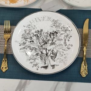 Vente flash : Ensemble de vaisselle exquis quatre saisons, service de table en céramique - Product Image 5