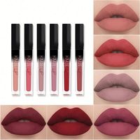 KIMUSE6 Color Matte – Gloss à lèvres mat longue tenue, hydratant, anti-transfert et sans traces