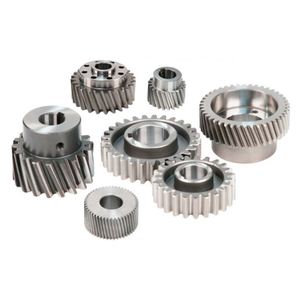 Shenzhen HXMT FactoryOEM Cast Steel Spur <b>Gears</b> Double Steel Straight Small Module Pinion <b>Gear</b> for Printing Equipment - Product Image 1