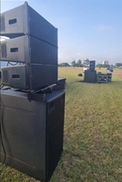 Système de sonorisation passif SXH218 avec deux caissons de basses de 18 pouces, haut-parleurs à aimant néodyme pour DJ, scène, concert, sonorisation PA