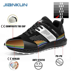 JIANKUN CE <span class=keywords><strong>scarpe</strong></span> <span class=keywords><strong>antinfortunistiche</strong></span> da trekking da uomo industriali S3 ESD stivali di sicurezza Super leggeri Standard - Product Image 3