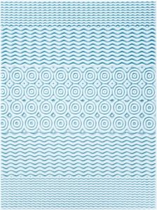 Gran oferta Premium 1,5 pulgadas azul enfriamiento Gel infusión aliviar relajarse sueño profundo transpirable espuma viscoelástica colchón Topper - Product Image 4