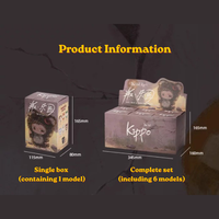 Venta al por mayor de juguetes de vinilo y peluche originales Bad Kid Kippo Rebel Paradise Blind Box, colgantes para mochila, regalos