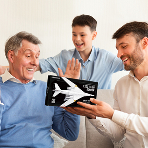 Modèle d'assemblage en métal 3D <span class=keywords><strong>Piececool</strong></span> 1:200 Tu-160 Bomber, technique d'impression UV et de gravure, aviation moderne, cadeau décoratif pour adultes - Product Image 2
