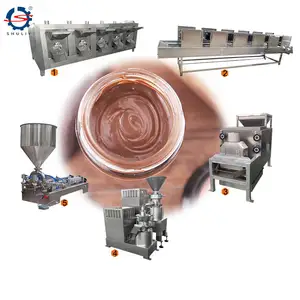 Kakao yağı üretim hattı makineleri kakao çekirdeği kavurma makinesi