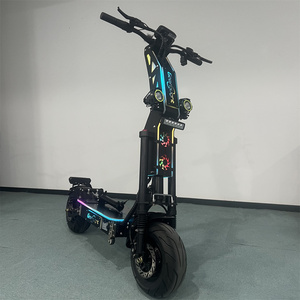 Scooter Eléctrico 2026 de Alta Potencia, 300KM de Autonomía, 72V 10000W, Motor Dual sin Escobillas, Batería de 40-100Ah, Neumáticos Anchos de 13 Pulgadas - Product Image 3