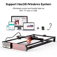 Machine de gravure et de découpe laser TWOTREES TS2-40W Max avec assistance pneumatique intégrée 410*410mm