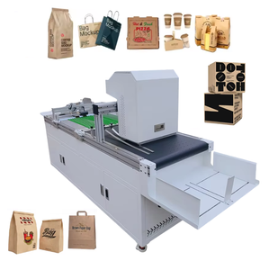 用于披萨盒纸袋和一次性杯子的单程平板喷墨打印机运费包括在柔性材料上的打印 - Product Image 3