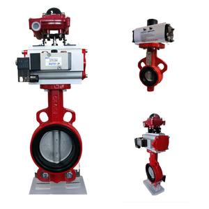 วาล์วผีเสื้อควบคุมด้วยลมแบบเวเฟอร์ DN50 DN100 2 นิ้ว 150LB PN16 - Product Image 6