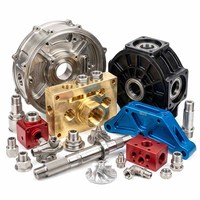 Pièces de précision en aluminium anodisé et en acier inoxydable usinées par CNC à forte demande, pour l'usinage OEM et MOQ 10 pièces