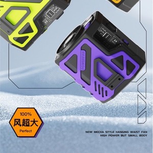 Ventilador portátil con motor sin escobillas y batería recargable para trabajo al aire libre y sitios de construcción - Product Image 2