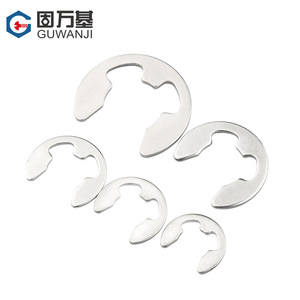 Guwanji E-Type Snap <b>Ring</b> 304 Stainless Steel Metric M1.2 M1.5 M2 M3 M15 Retaining <b>Ring</b> For Construction Industry - Product Image 1