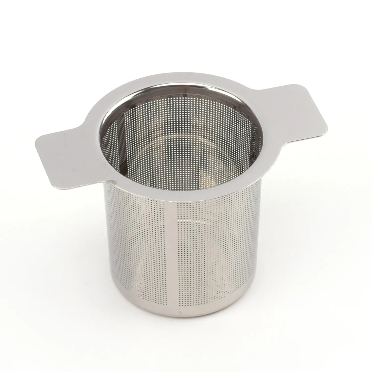 Colino da tè con cestello in acciaio inossidabile con Logo personalizzato gratuito con doppia maniglia