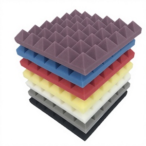 Paneles Acústicos de Espuma Absorbente de Sonido y Retardante de Llama Personalizables, Forma de Pirámide, Material de PU, para Aplicaciones en Salones, Hoteles y Apartamentos - Product Image 2