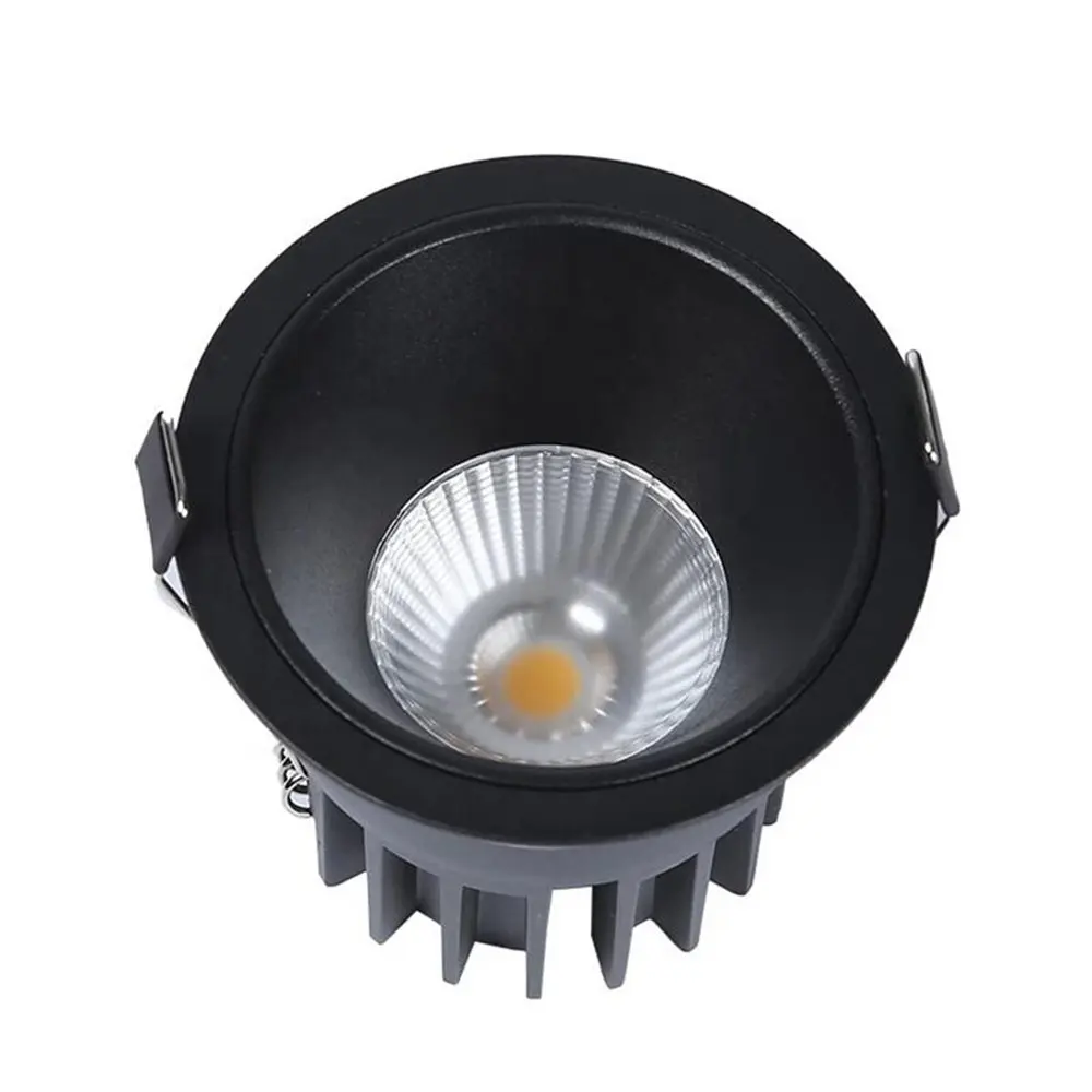 Foco LED empotrado antideslumbrante, luz de techo COB, para interiores, hoteles, oficina y hogar