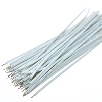 100 pièces étamé platine de prototypage PCB câble à souder 24AWG 10CM Fly cavalier fil câble étain conducteur fils 1007-24AWG connecteur fil