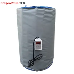 Chaqueta calefactora de tambor DragonPower Se pueden cambiar grados Fahrenheit y grados Celsius